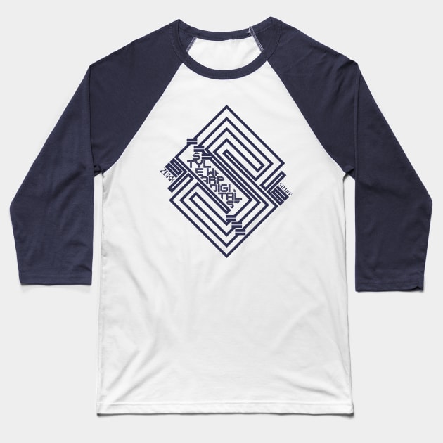 Deco Line 20XX Baseball T-Shirt by StyleWarpDigital